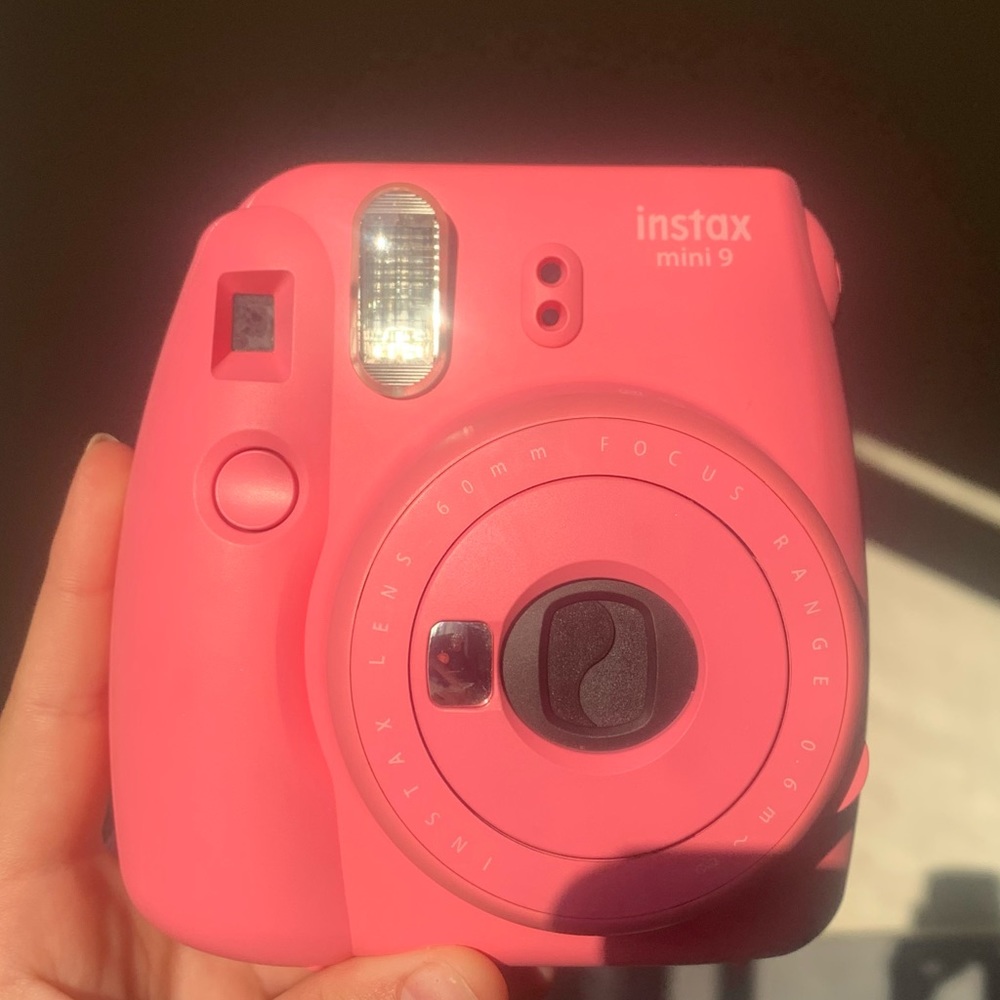 Fujifilm instax mini 9 with case flamingo pink. Message me if you are interested